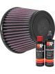 K&N Air Filter RU-2990 + Recharge Kit