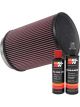 K&N Air Filter RU-3020 + Recharge Kit