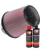 K&N Air Filter RU-4180 + Recharge Kit