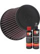 K&N Air Filter RU-5131 + Recharge Kit