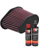 K&N Air Filter RU-5281 + Recharge Kit