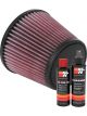 K&N Air Filter RU-5284 + Recharge Kit