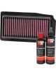 K&N Air Filter SU-2513 + Recharge Kit