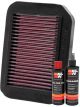 K&N Air Filter SU-2599 + Recharge Kit
