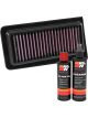 K&N Air Filter SU-6303 + Recharge Kit