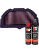 K&N Air Filter SU-7500 + Recharge Kit