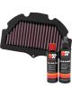 K&N Air Filter SU-7506R + Recharge Kit