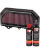 K&N Air Filter SU-7511 + Recharge Kit
