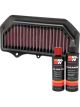 K&N Air Filter SU-7511R + Recharge Kit