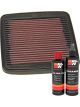 K&N Air Filter SU-9094 + Recharge Kit