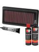 K&N Air Filter TB-1213 + Recharge Kit