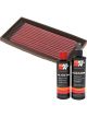 K&N Air Filter TB-6000 + Recharge Kit