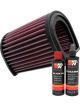 K&N Air Filter YA-1301 + Recharge Kit
