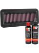 K&N Air Filter YA-1414 + Recharge Kit
