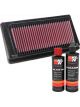 K&N Air Filter YA-1605 + Recharge Kit