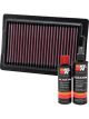 K&N Air Filter YA-1709 + Recharge Kit