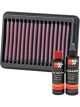 K&N Air Filter YA-1906 + Recharge Kit