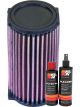 K&N Air Filter YA-4000 + Recharge Kit