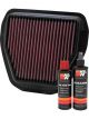 K&N Air Filter YA-4510 + Recharge Kit