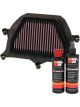 K&N Air Filter YA-6006 + Recharge Kit