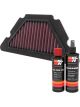 K&N Air Filter YA-6009 + Recharge Kit