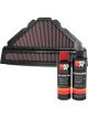 K&N Air Filter YA-6096 + Recharge Kit
