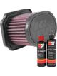 K&N Air Filter YA-6814 + Recharge Kit