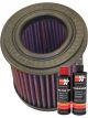 K&N Air Filter YA-7585 + Recharge Kit