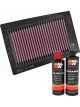 K&N Air Filter YA-8002 + Recharge Kit