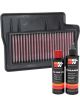 K&N Air Filter YA-9021 + Recharge Kit