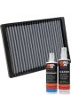 K&N Cabin Air Filter VF1012 + Recharge Kit