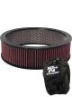 K&N Round Air Filter E-3750 + Filter Wrap