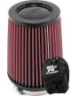 K&N Round Tapered Air Filter - Carbon Fiber Top RP-4630 + Filter Wrap