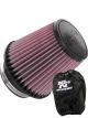 K&N Universal Clamp-On Air Filter RU-5060 + Filter Wrap