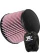 K&N Universal Clamp-On Air Filter RU-5173 + Filter Wrap