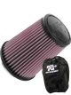 K&N Universal Clamp-On Air Filter RU-9310 + Filter Wrap
