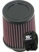 K&N Clamp-On Round Tapered Air Filter RU-5090 + Filter Wrap
