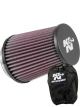 K&N Round Tapered Air Filter Rubber RE-5286 + Filter Wrap