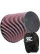 K&N Universal Clamp-On Air Filter RU-1044XD + Filter Wrap