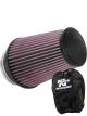K&N Universal Clamp-On Air Filter RU-4680 + Filter Wrap