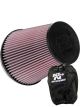 K&N Universal Clamp-On Air Filter RU-1041 + Filter Wrap