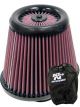 K&N Clamp-On Oval Tapered Air Filter X-Stream RX-4750 + Filter Wrap