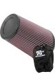 K&N Universal Clamp-On Air Filter RU-2815 + Filter Wrap