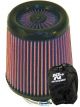 K&N Round Tapered X-Stream Clamp-On Air Filter RX-4730 + Filter Wrap