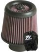K&N Round Tapered X-Stream Clamp-On Air Filter RX-4990 + Filter Wrap