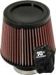 K&N Clamp-On Round Tapered Air Filter RU-5176 + Filter Wrap