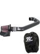 K&N Air Intake 69 Series Typhoon Kit 69-7202-1TTK + Filter Wrap