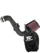 K&N Air Intake 63 Series Aircharger Kit 63-2587 + Filter Wrap