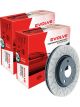 2 x Bremtec Evolve Disc Brake Rotor 350mm BDR1481REV BDR1481LEV