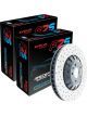 2 x Bremtec Evolve F2S Plus Disc Brake Rotor 365mm BDR8004REV BDR8004LEV